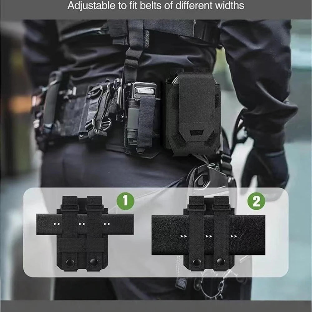 Molle Handcuffs Pouch Shackles Holder Case Quick Draw Universal Handcuff Holster Standard Chain Cuffs Cover Belt Pouch