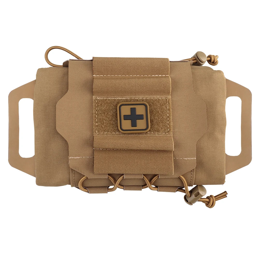 IFAK Tactical First Aid Kit MOLLE Rapid Deployment Outdoor Hunting Camping Survival Emergency Medical Pouch Combat Belts Gear