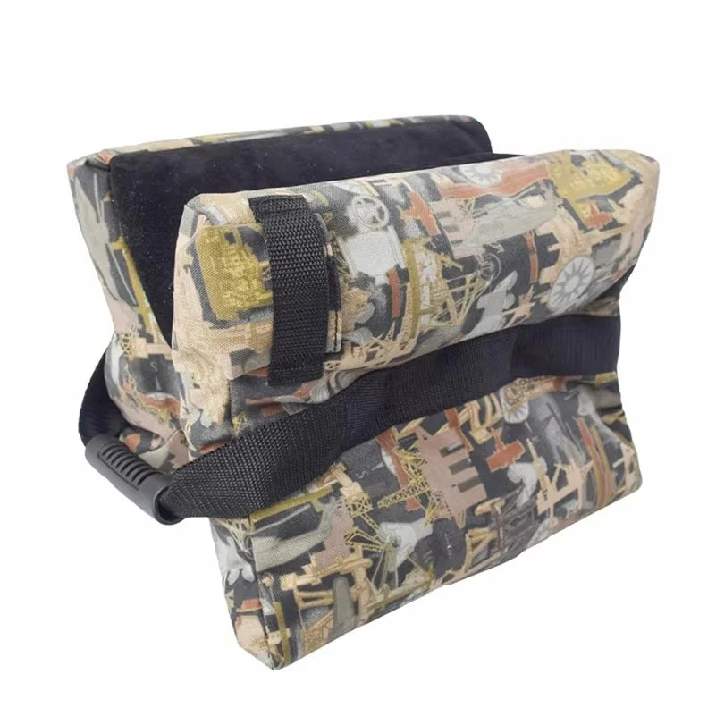 Outdoor Shooting Stand Bag Tack Driver Hunting Shooting Gun Accessories Gun Rest Target Sports Rifle Bench Unfilled Sand Green