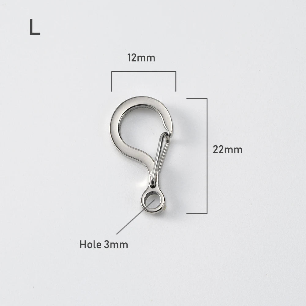 Small Size Key Chain Buckle Outdoor EDC Tool Keyring Accessories Titanium Alloy