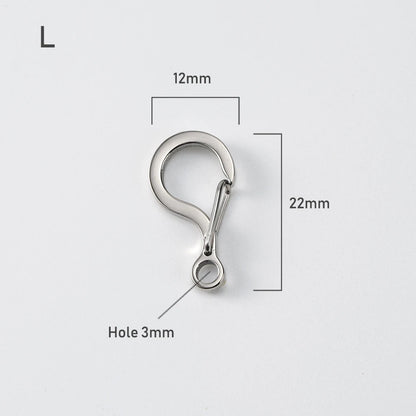 Small Size Key Chain Buckle Outdoor EDC Tool Keyring Accessories Titanium Alloy