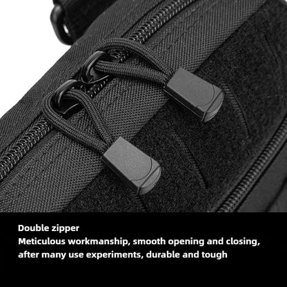 MOLLE Pouch, Tactical Admin Pouch Belt EDC Tool Organizer Zippered Utility Waist Pack Outdoor Multifunctional Medical Kit