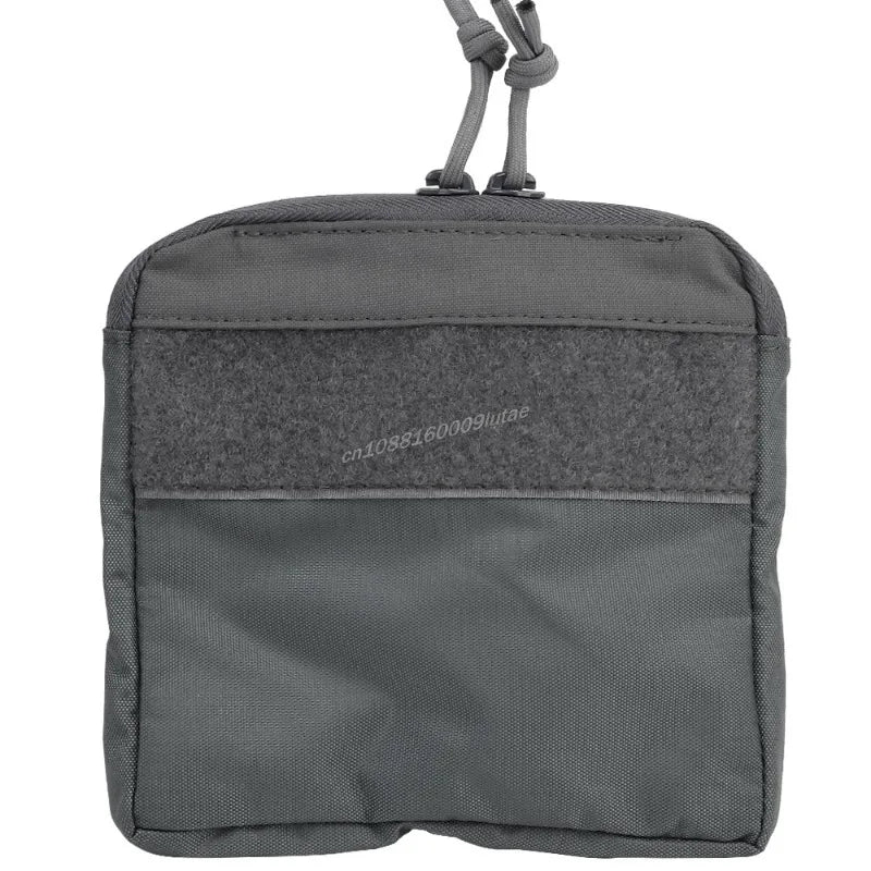 Tactical Slim Small Half Pocket Kangaroo Insert Pouch Zipper Bag FERRO STYLE Outdoor Storage DOPE Front Flap Hunting Accessories