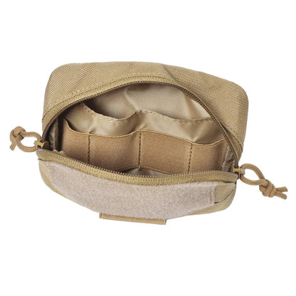 Fwoyonze Tactical Molle Mini Pouch Vest Admin Panel Pouch Chest Expansion Sub Bag Tool EDC Bag Waist Pack Vest Plate Carrier