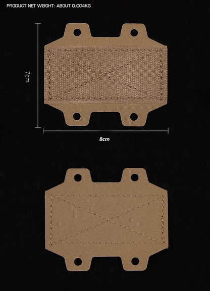 MHA Adapter Bridge Hook and Loop Modular Holster Adapter Mounting For Panel Two-piece Battle Belt Hunting Accessories