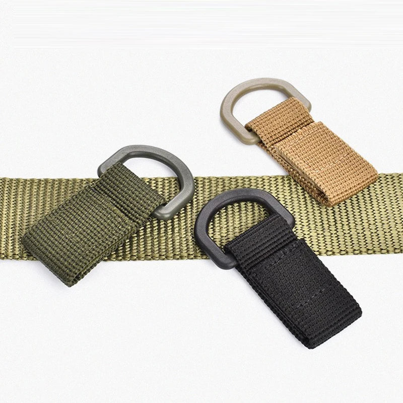 Tactical Hanging Hook Clip Clamp Buckle Nylon Webbing Molle Backpack Buckle Outdoor Hiking Climbing Accessories