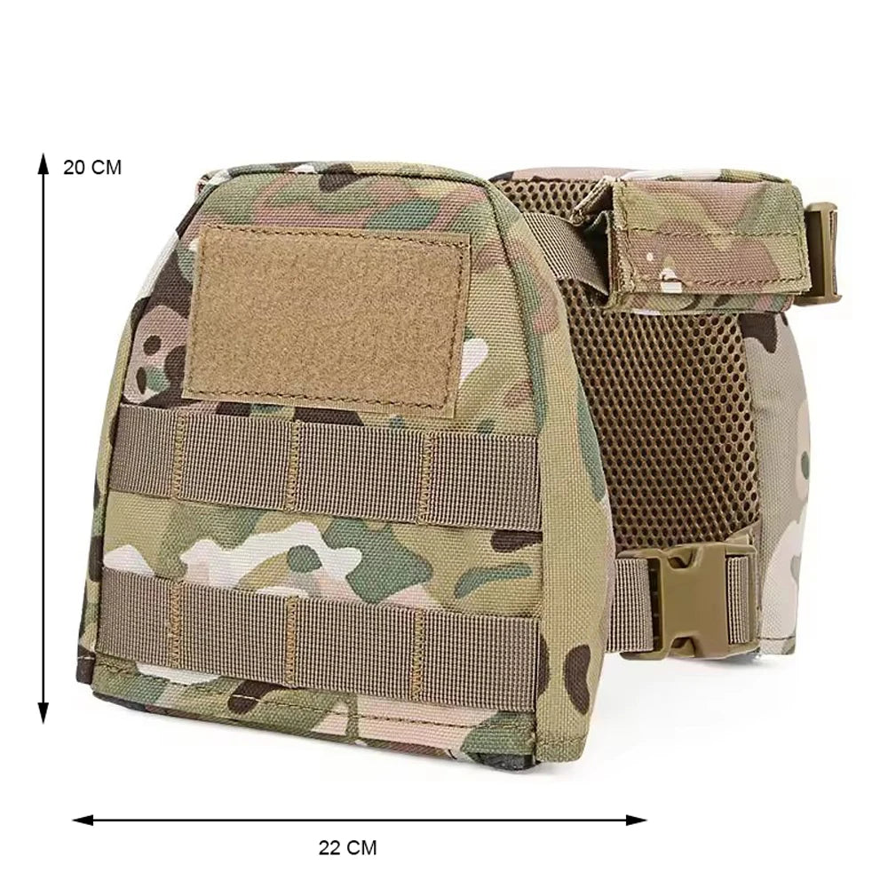 Tactical Kids Vest Waistband Set MOLLE Quick Release Hunting Airsoft CS Wargame Plate Carrier Children Vest Protective Gear