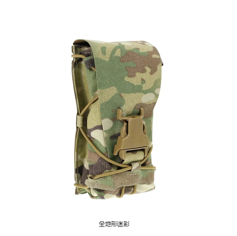 PEW TACTICAL MOLLE Water Bottle Pouch, Foldable Multi Use Tactical Storage Pouch Utility Bag PH109