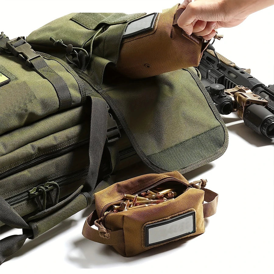 Tactical Ammo Pouch Rifle Cartridge Wallet Bullet Carrier Bag EDC Tool Pouches Medical Pouch Utility Pouch Hunting Handbag