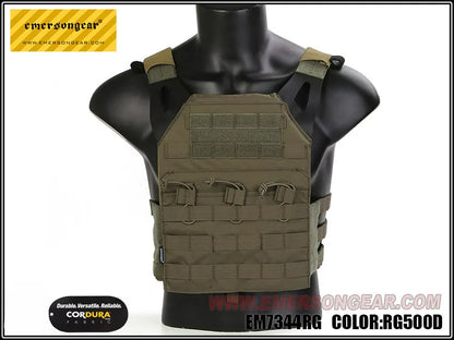 EMERSON Tactical Vest MOLLE JPC Vest Airsoft Paintball Chest Protective Plate Carrier MC Combat Vest + Plates
