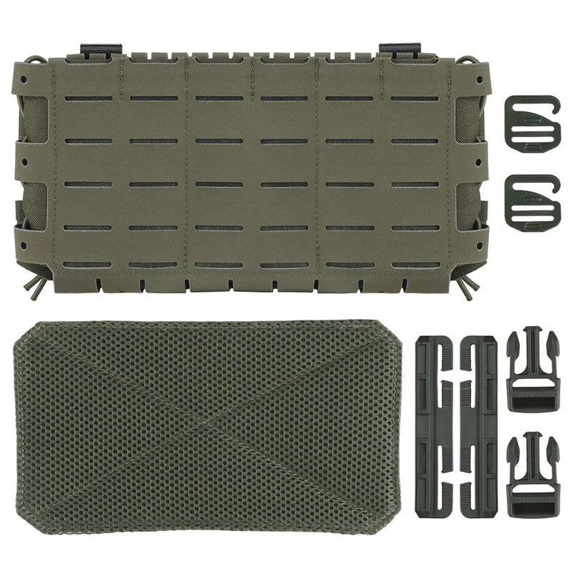 ARC Chest Rig V3 Triple 5.56 Mag Pouch Bilateral Quick Slide MOLLE Panel Airsoft Chest Rig Shoulder Strap Hunting Vest