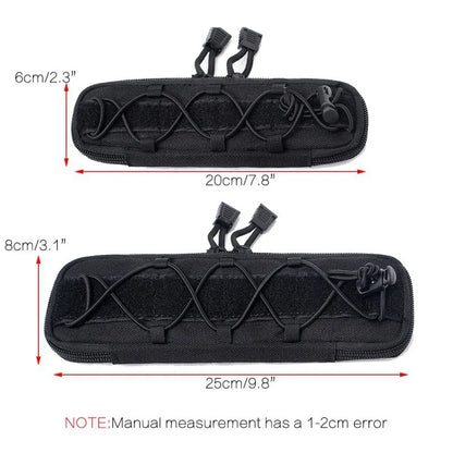 Tactical Molle Knives Pouch EDC Knife Holder Bag Pocket Nylon Outdoor Hunting Camping Flashlight Holster Small Waist Bag