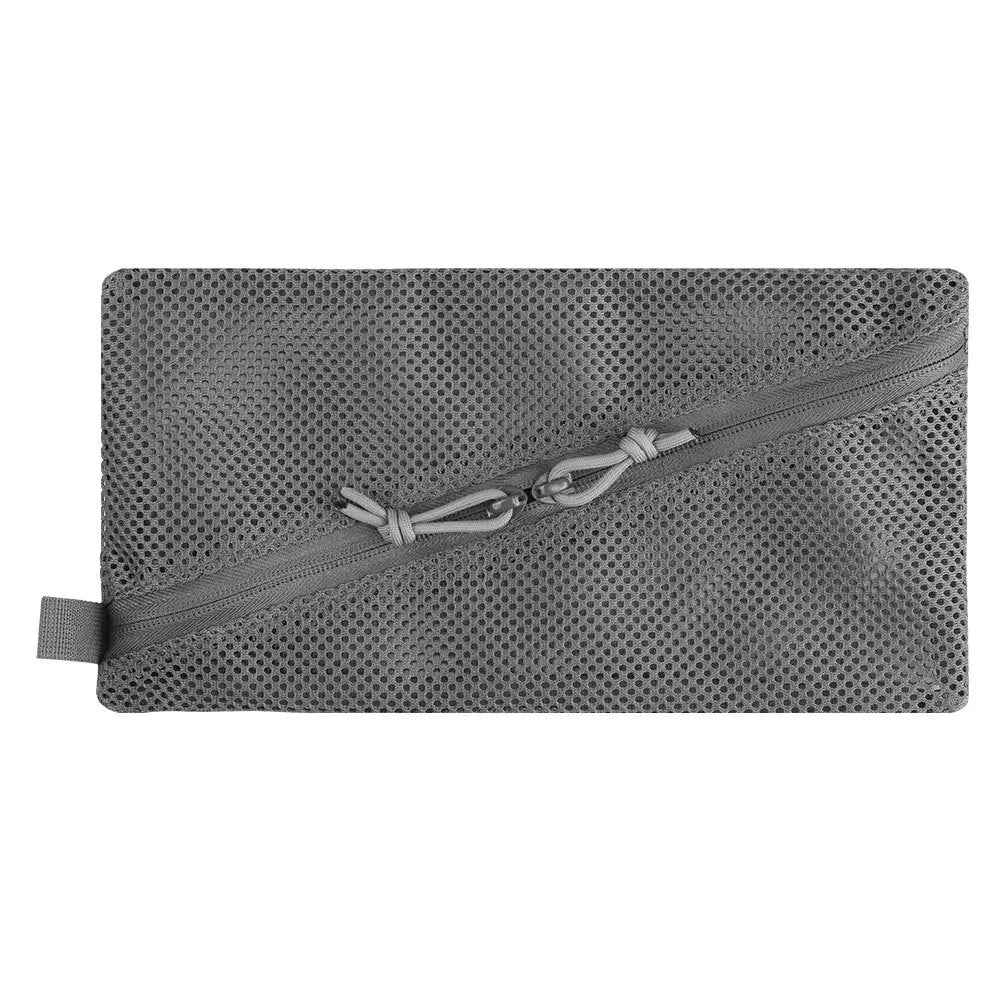 Tactical Mesh EDC Pouch Bag Utility Tool Gear Backpack Organizer Pocket Insert Modular Admin Pouch Camping Travel Hunting Bag