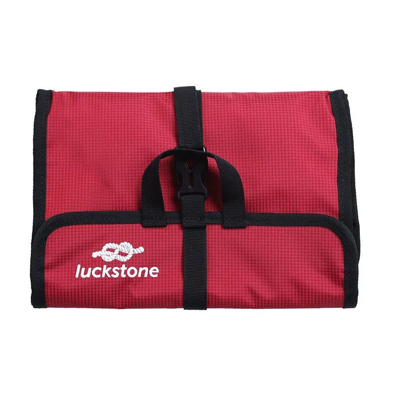 Foldable Rock Climbing Gear Storage Bag 420DNylon Waterproof Organizer with Mesh Pockets for Carabiner Outdoor Camping Equipment