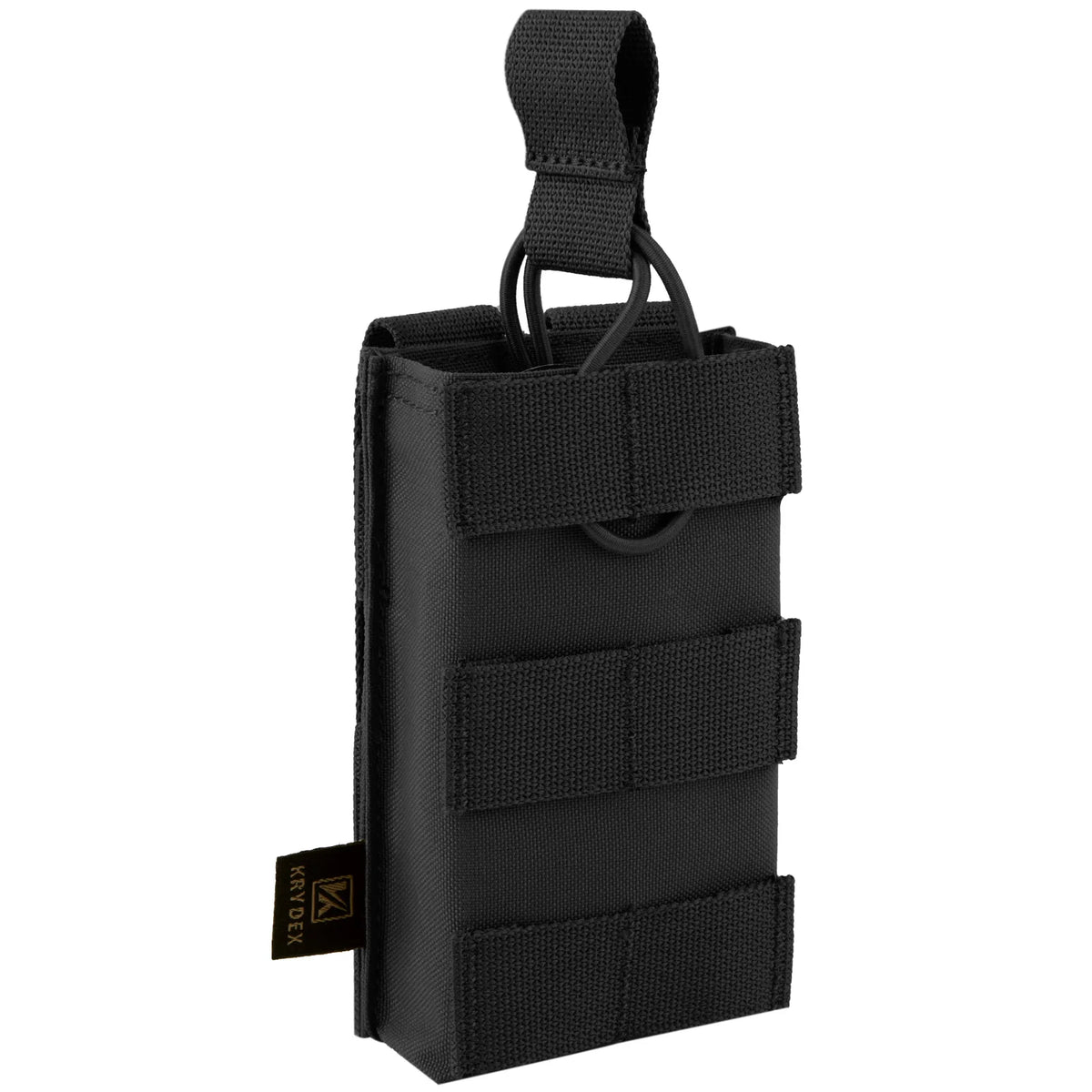 KRYDEX Tactical 5.56 MOLLE Magazines Pouch Single Open-Top Mag Pouch for M4 M16 AR 15 Hunting Accessories