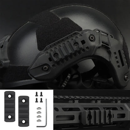 Tactical helmet rail airgun color bullet helmet accessories side rail compatible rifle helmet installer for hunting and shooting