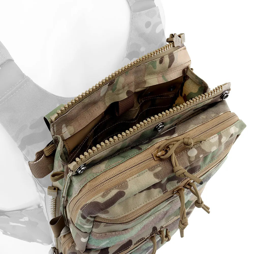 LV119 Tactical Vest Back Panel Spiritus Systems Hunting Combat Airsoft Plate Carrier Storage Pouch Assault Vest Expansion Gear