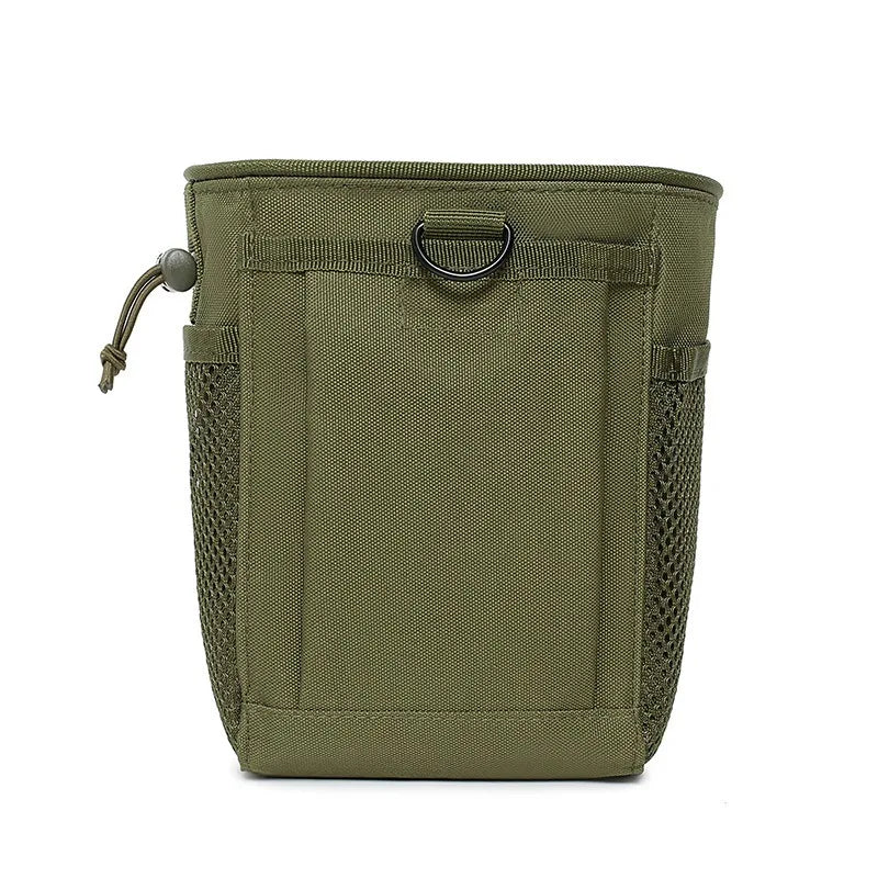 New Outdoor 3‑5L Camo Tactical Molle Dump Pouch, 600D Nylon Recycle Waist Pack, Portable Hunting Outdoor Accessories Storage Bag