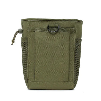 New Outdoor 3‑5L Camo Tactical Molle Dump Pouch, 600D Nylon Recycle Waist Pack, Portable Hunting Outdoor Accessories Storage Bag