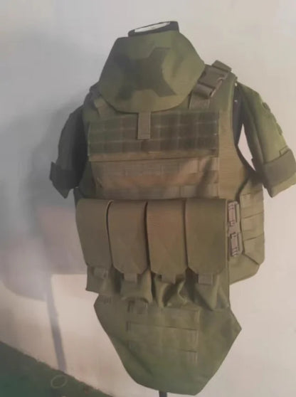 Laser Cutting Full Protective Tactical Vest MOLLE System Quick Removal Of Heavy Waistcoat Outdoor Combat Training Hunting War