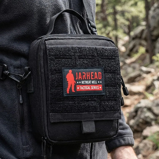 Tactical MOLLE First Aid Pouch 600D Nylon Water Resistant Medical Bag EDC Organizer for Outdoor Hiking Camping Hunting