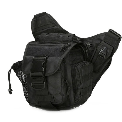 Outdoor Waterproof Hunting Messenger bag camo Shoulder Bag Cycling Crossbody Chest Single Bag Travel Climbing Camping Handbag