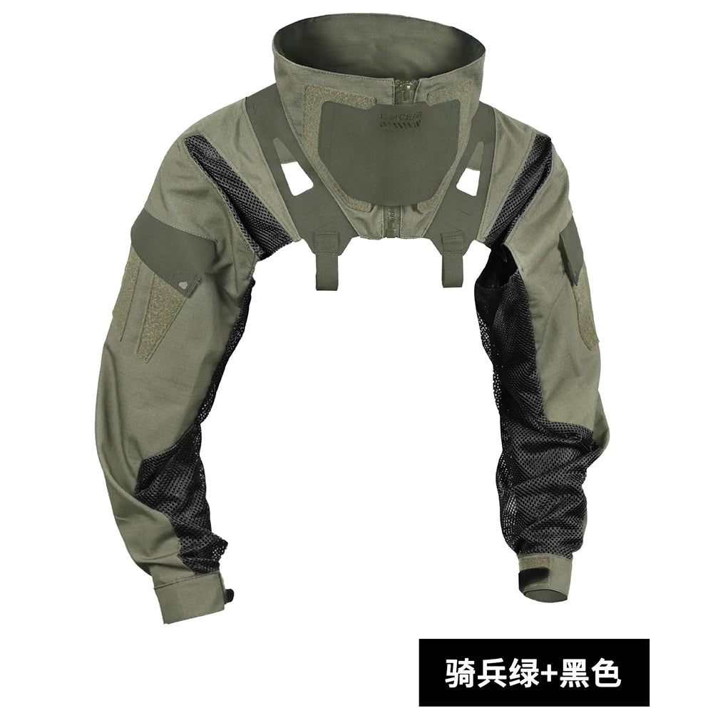 Tactical Combat Uniform Long Sleeve Clothing Hunting Accessories  Breathable Comfortable Compatible Tactical Chest Rig