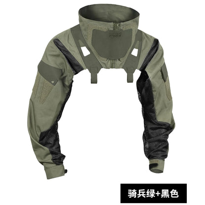Tactical Combat Uniform Long Sleeve Clothing Hunting Accessories  Breathable Comfortable Compatible Tactical Chest Rig