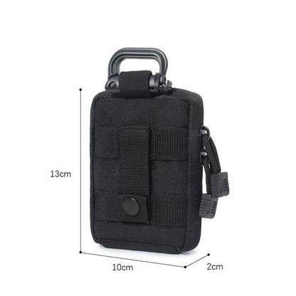 Outdoor Sports Molle EDC Tool Pouch EMT Organizer Small Pocket Bag Travel Hiking Camping Hunting Accessories Men Belt Waist Bags
