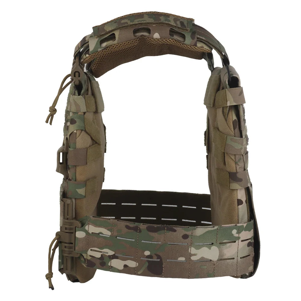 Tactical ARC Plate Carrier V2 Assault Rig Combat Training Protective Vest with Triple Magazine Pouch Quick Release MOLLE System
