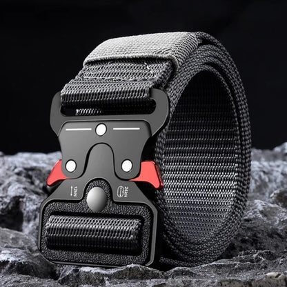 2026New Tactical Waist Belt - Durable Automatic Buckle, Perfect for Outdoor Adventures, Unisex Accessories for Men and Women