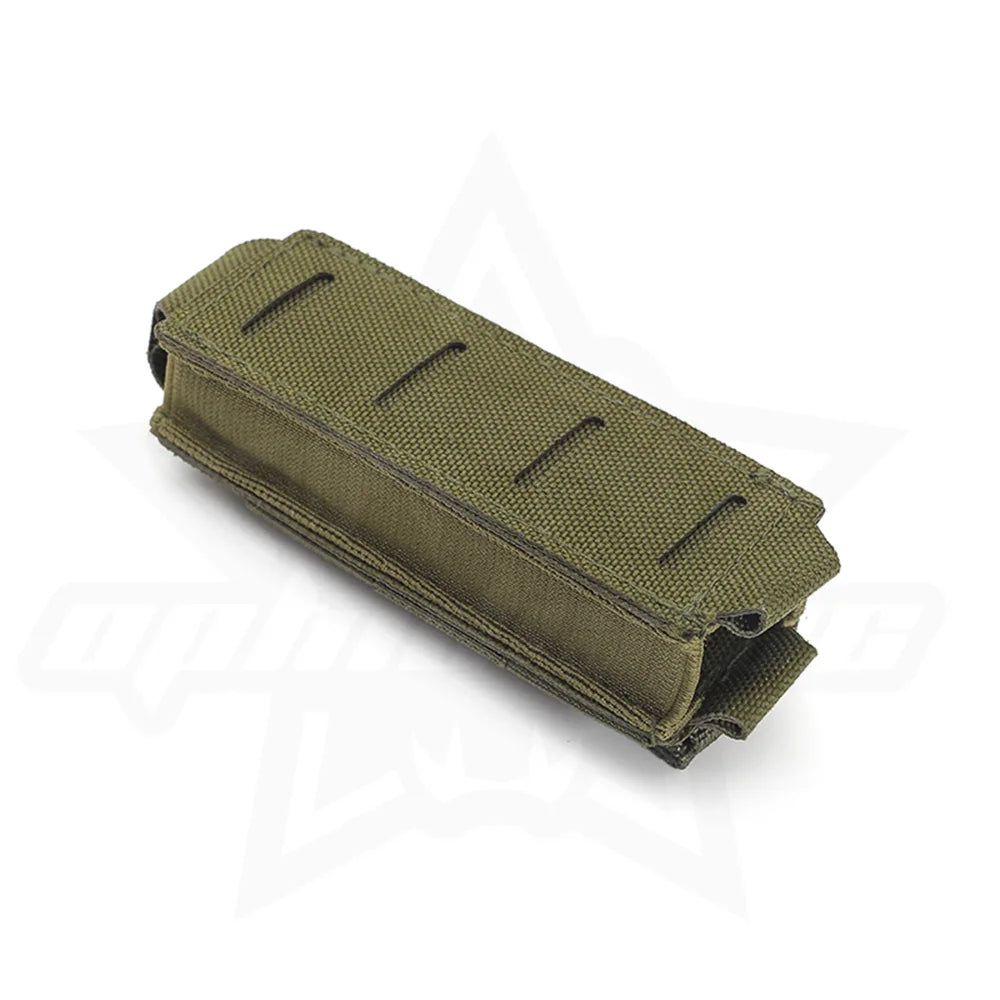 OPHIDIAN Outdoor Molle 9mm Mag Pouch Single Mag Carrier Flashlight Pouch Knife Pocket Hunting Gear