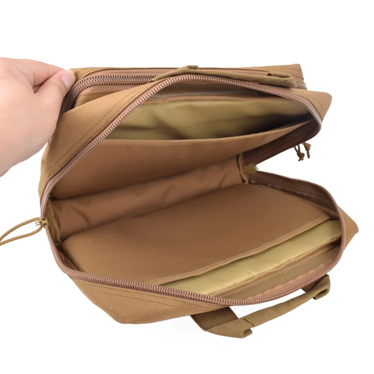 Tactical Hunting Pistol Portable Storage Dual Gun Bag Case Durable Waterproof Tool Bags With 600D Nylon And Soft Padding