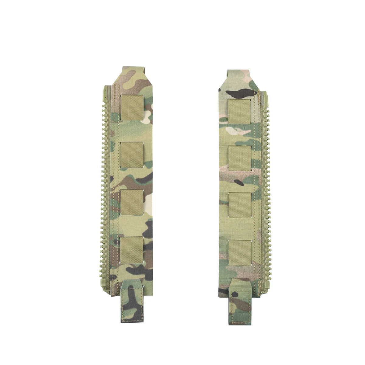 Tactical Back Panel Zipper MOLLE Adapter 500D Nylon Lightweight Versatile For Rear Pack Plate Carrier 3950 Vest Hunting Gear