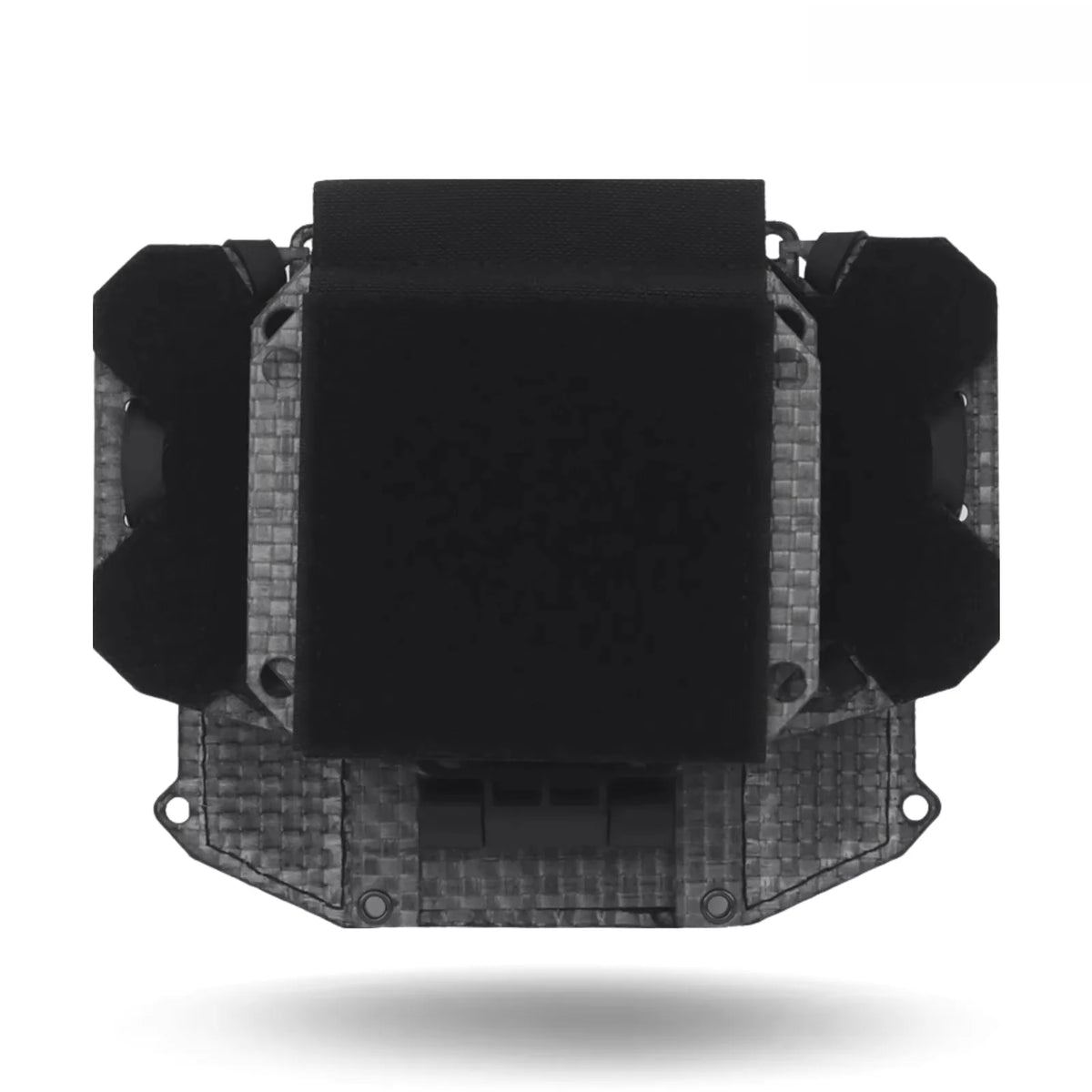 Tactical Concealed Phone Holder with Removable Hook & Loop Panel, Height adjustable Foldable Navigation Board Airsoft