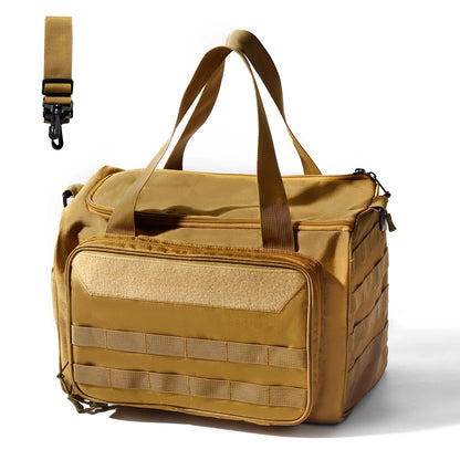 Tactical MOLLE Storage Bag - Durable Oxford Organizer for Training, Range Gear & Everyday Essentials - Adjustable Shoulder Strap