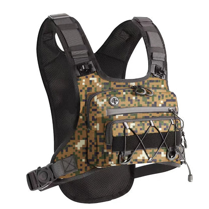 New Tactical Chest Bag Multi-functional Off-road Motorcycle Travel Portable Hiking Riding Backpack Core Pack
