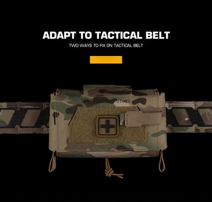 Tactical Airsoft Compact Trauma Pouch V3 Molle Medical Bag MD2 IFAK Pouch For Hunting Plate Carrier Waist Belt Gear