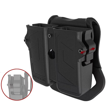 Universal Magazine Holder for 9mm 10mm .40 .45 Single & Double Stack Mag Pouch