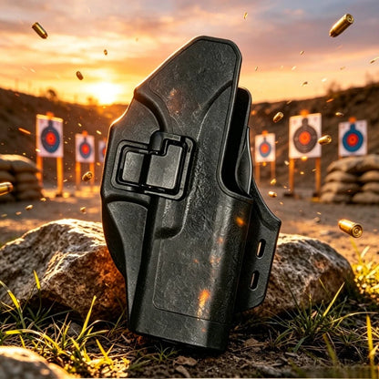 2026 NEW Quick Release Tactical Waist Carry Sleeve for G18 Plastic Outdoor Hunting Quick Pull Gear with 20mm Rail Mount Kit