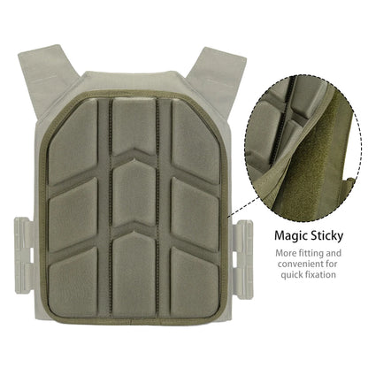 Outdoor vest EVA insert board Sponge heat-pressed elastic guard plate Vest cushioning lining breathable insert board