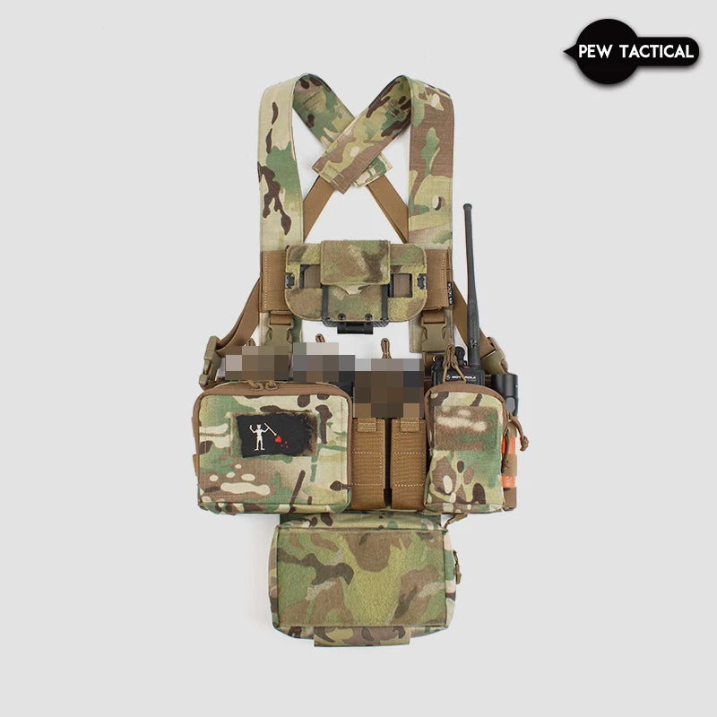 Pew Tactical D3CRH Tactical Chest Rig Bag Field Training Vest CR04