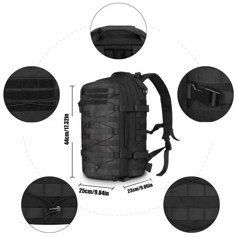 Tactical Assault Backpack Men Large Capacity 3P Attack Big Rucksack Travel Bag Hunting Hiking Camping Backpack Outdoor Wholesale