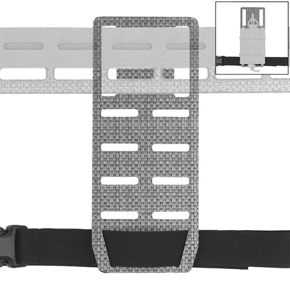Mid Ride Drop Leg Magazine Holder Adjustable Waist Mount System for Airsoft Battle Belt Essentials