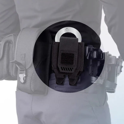 Tactical 500D Handcuff Pouch Low Profile Waist Case Holster Duty Belt Vest Law Enforcement Outdoor Hunting MOLLE Belt Bag
