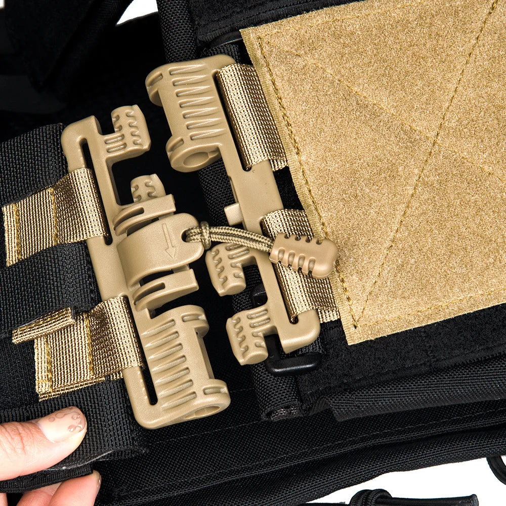 Tactical Airsoft Quick Release Cummerbund MOLLE Removal Buckle ROC Conversion Kit For JPC CPC NCP XPC 6094 420 Hunting Vest