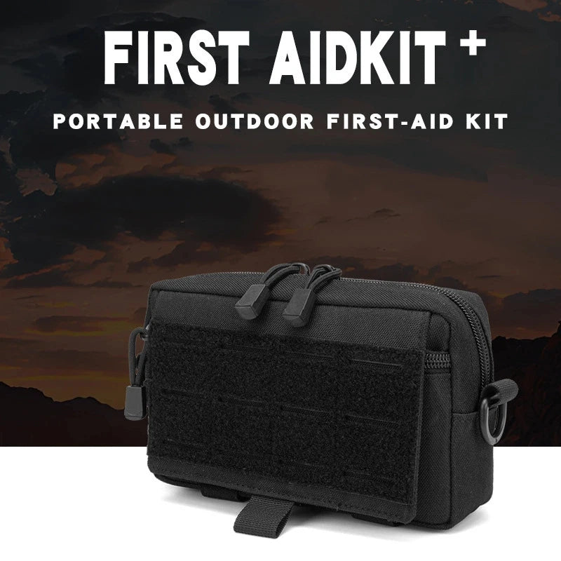 Tactical Outdoor Sports Tactical Waist Pack, MOLLE Accessory Functional Pouch, Waist-Mounted Bag, Laser Medical Bag, EDC Tool