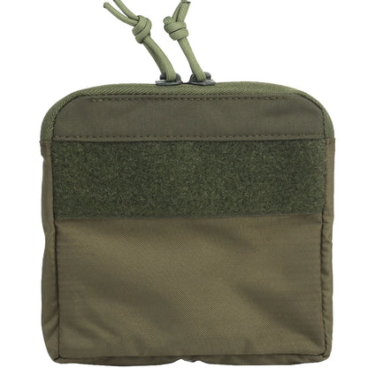 Tactifans DOPE Front Flap Kangroo Insert Half Pocket Nylon For FCPC V5 Plate Carrier Chest Rig Tactical Hunting Vest
