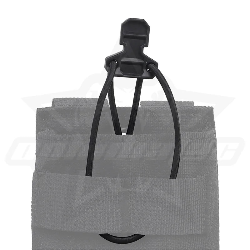 OPHIDIAN 1 Set Hunting Bungee Cord Fastening Pull Ring for Open Top Magazine Pouch Vest Quick Elastic Fastening Strap