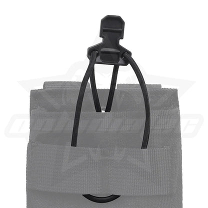 OPHIDIAN 1 Set Hunting Bungee Cord Fastening Pull Ring for Open Top Magazine Pouch Vest Quick Elastic Fastening Strap